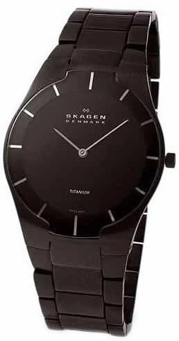 SKAGEN 585XLTMXB Titanium Quartz Watch 21cm/8.27in Men’s Lightweight japan