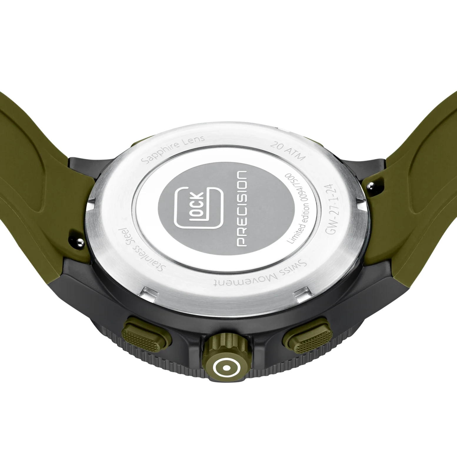 Glock GW-27-1-24 LIMITED EDITION TITANIUM SAPPHIRE CRYSTAL SWISS SUPER-LUMINOVA
