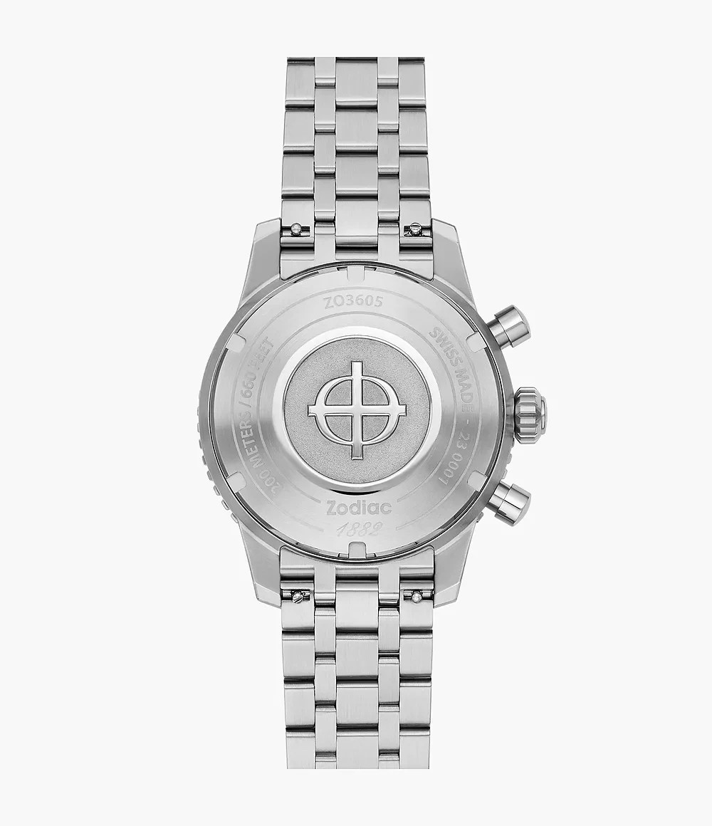 Zodiac Sea-Chrongraph Automatic Blue Dial Stainless Steel Watch ZO3605