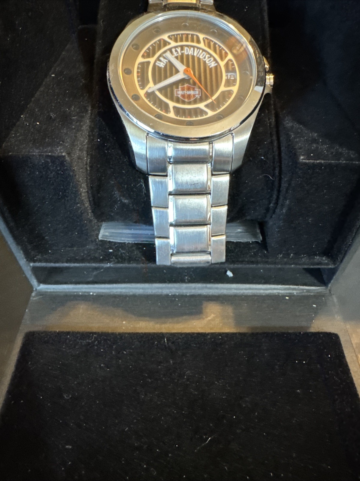 Harley Davidson Bulova Men’s Watch New! New Battery.
