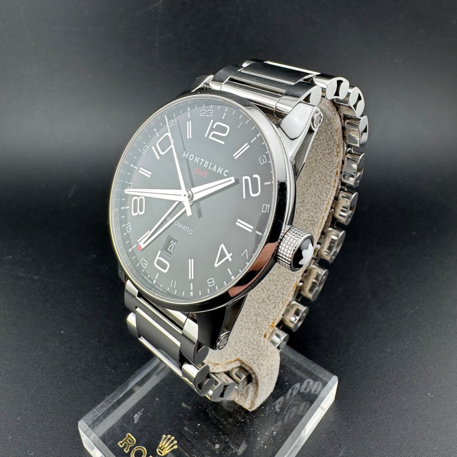 MONTBLANC TimeWalker GMT REF 7081 42mm Automatic Watch NO TARIFF