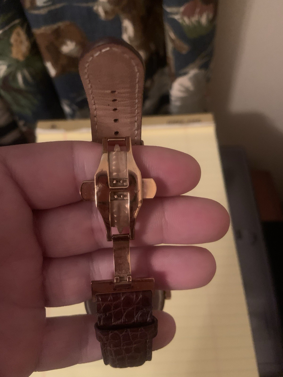 Android Made In USA Men’s Watch Brown Leather Band Rose Gold