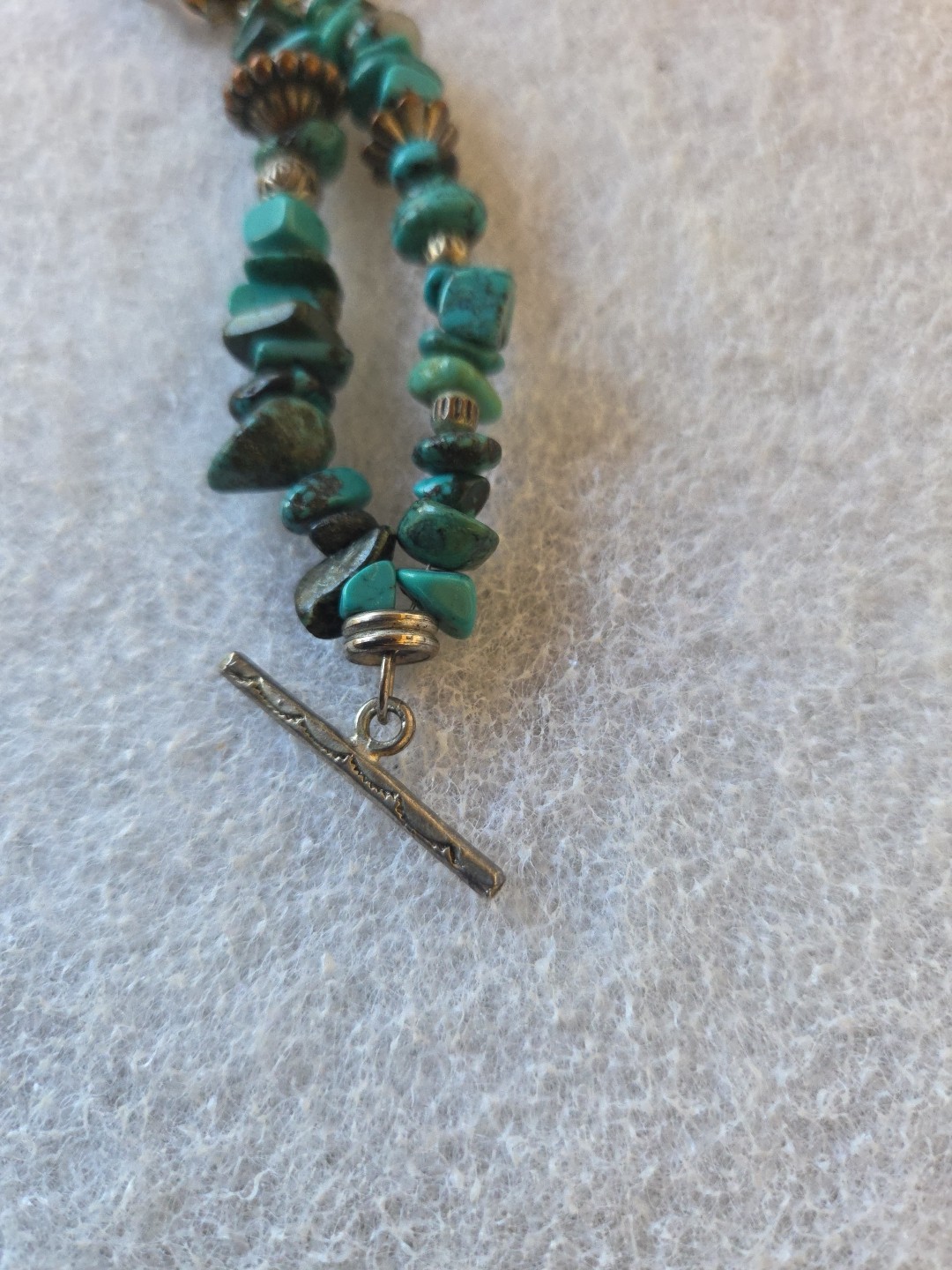Working Lucoral Quartz Watch Native Navajo Style Turquoise 7″ Band