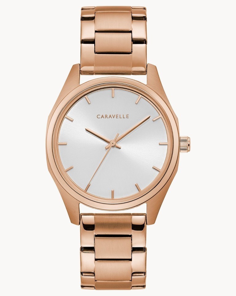 Caravelle by Bulova Women’s Rose Gold Stainless Watch 45L179