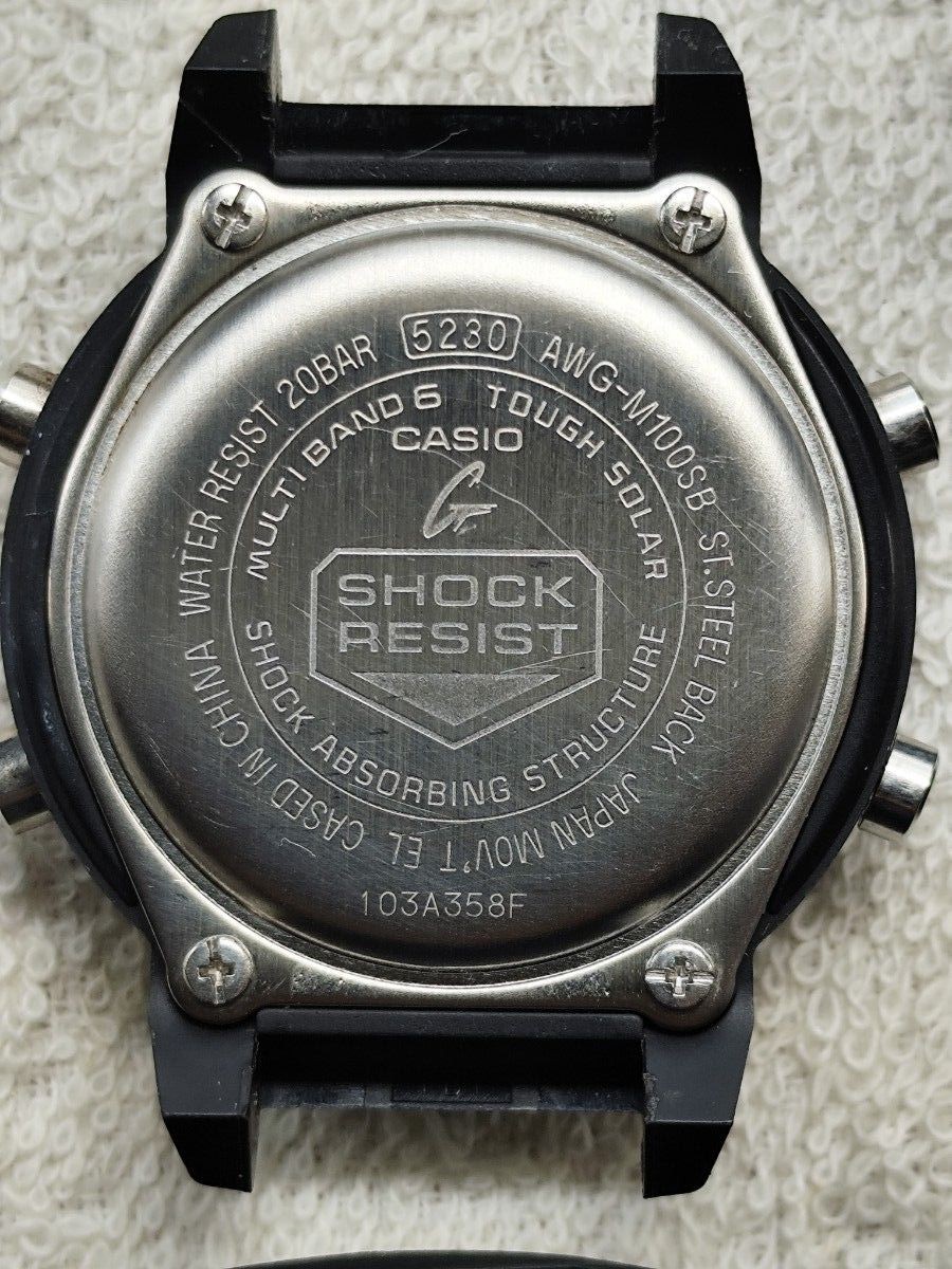 awg m100sb 5230 multi band 6 tough solar radio solar G SHOCK CASIO