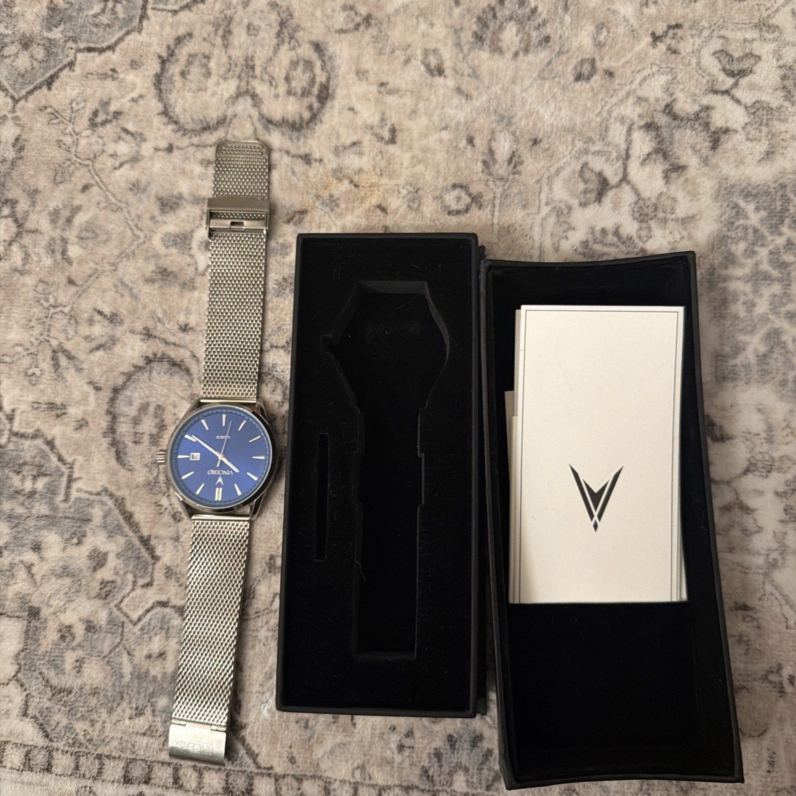 Vincero Kairos Mesh Blue/Silver Blu-SilM-K13