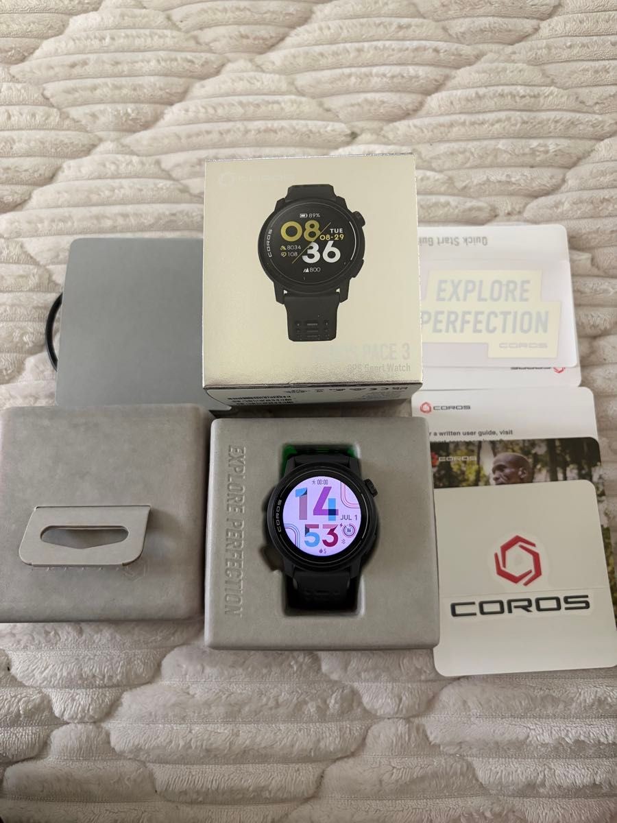 [A3P] Coros Pace 3 Premium GPS Sport Smartwatch Fitness Tracker Men [w6x]