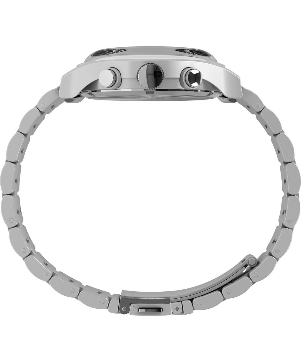 Timex Silver Mens Chronograph Watch Military Mk1 TW2Y71000