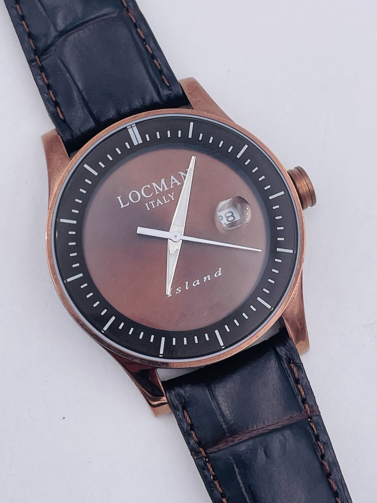 Locman Island Date Rubber/Titanium Watch 40mm 600BBP/280 Hot Sale New
