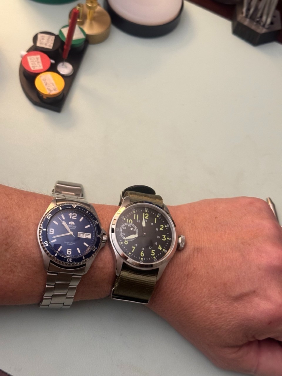 Seagull ST3600 Avionics Style large wristwatch