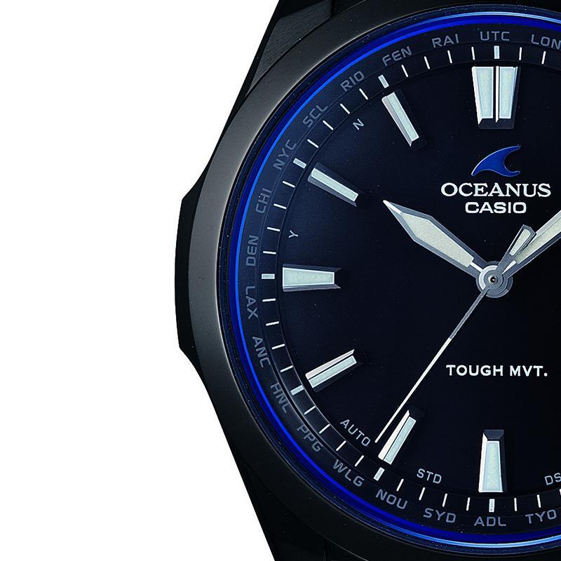 Casio Oceanus OCW-S100B-1AJF Black Titanium Radio Solar Men Watch NEW with box