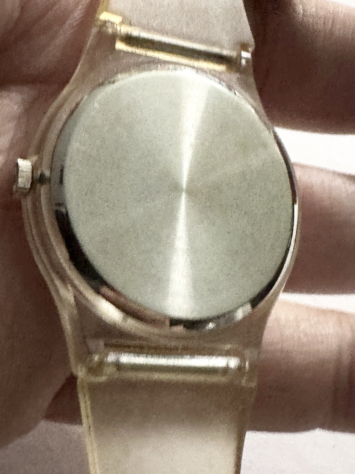 Vintage Eliance Jelly Women/men/Unisex Jellyfish Clear Watch 1980s