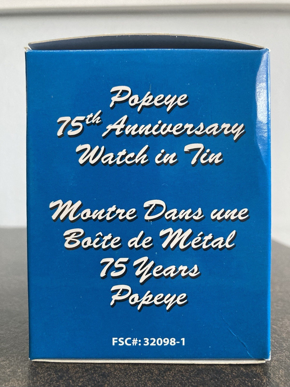 POPEYE THE SAILOR MAN 75TH ANNIVERSARY WATCH IN TIN 2004 KING FEATURE NEW IN BOX