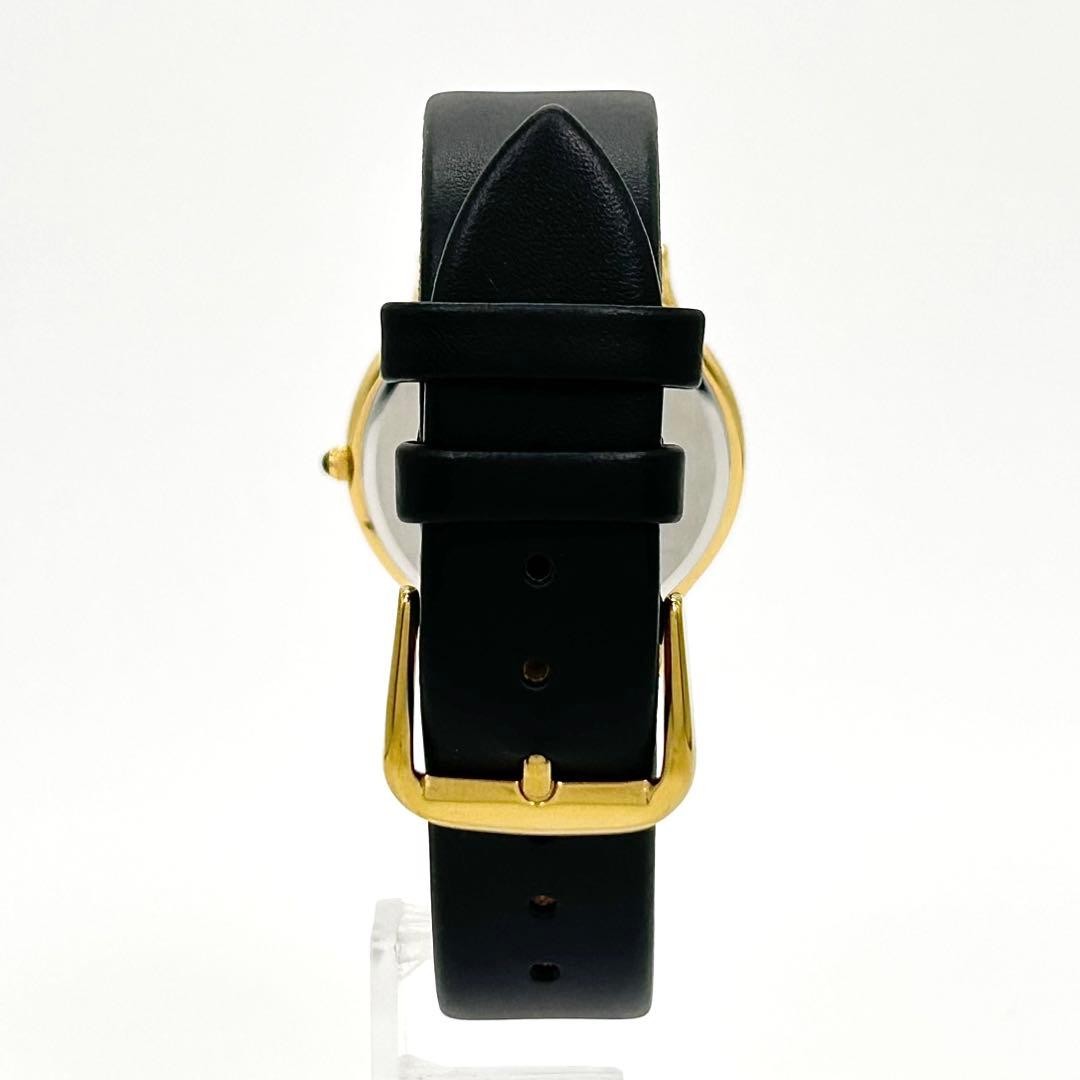 Seiko Dolce 5E31-6D60 Quartz Watch Gold White Black Battery