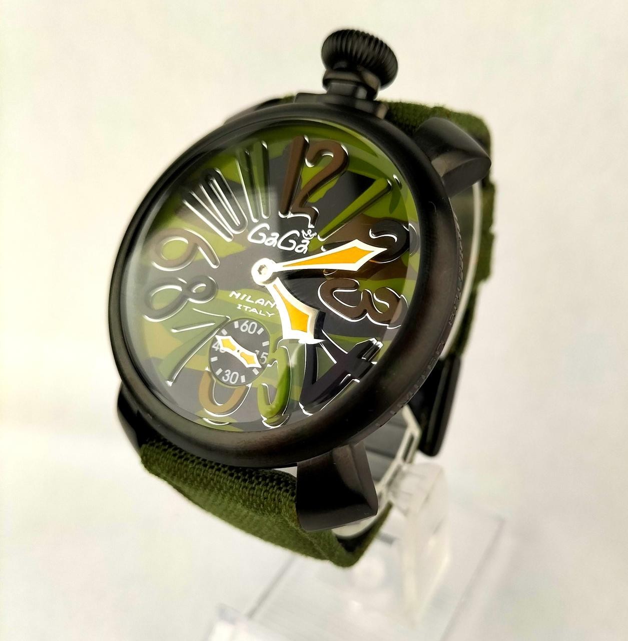GAGA MILANO 5012.5 719910 Camouflage Manual Watch 48mm Used