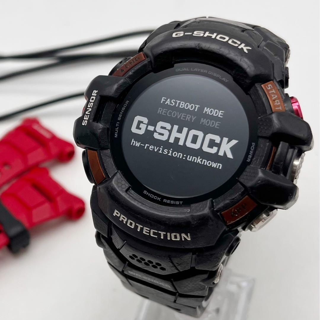 Casio G-Shock G-Squad GSW-H1000 Smart Watch Wear OS Tested Working w/ Charger