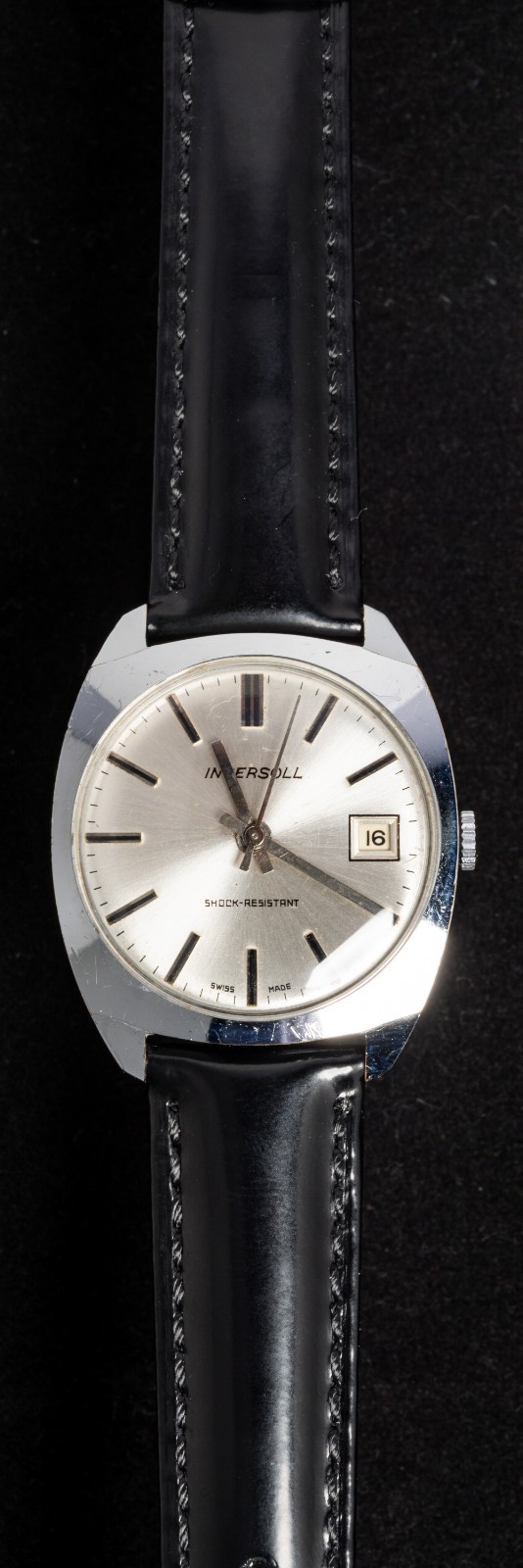 Ingersoll Silver Dial Men’s Hand-Wind Vintage Watch — Working
