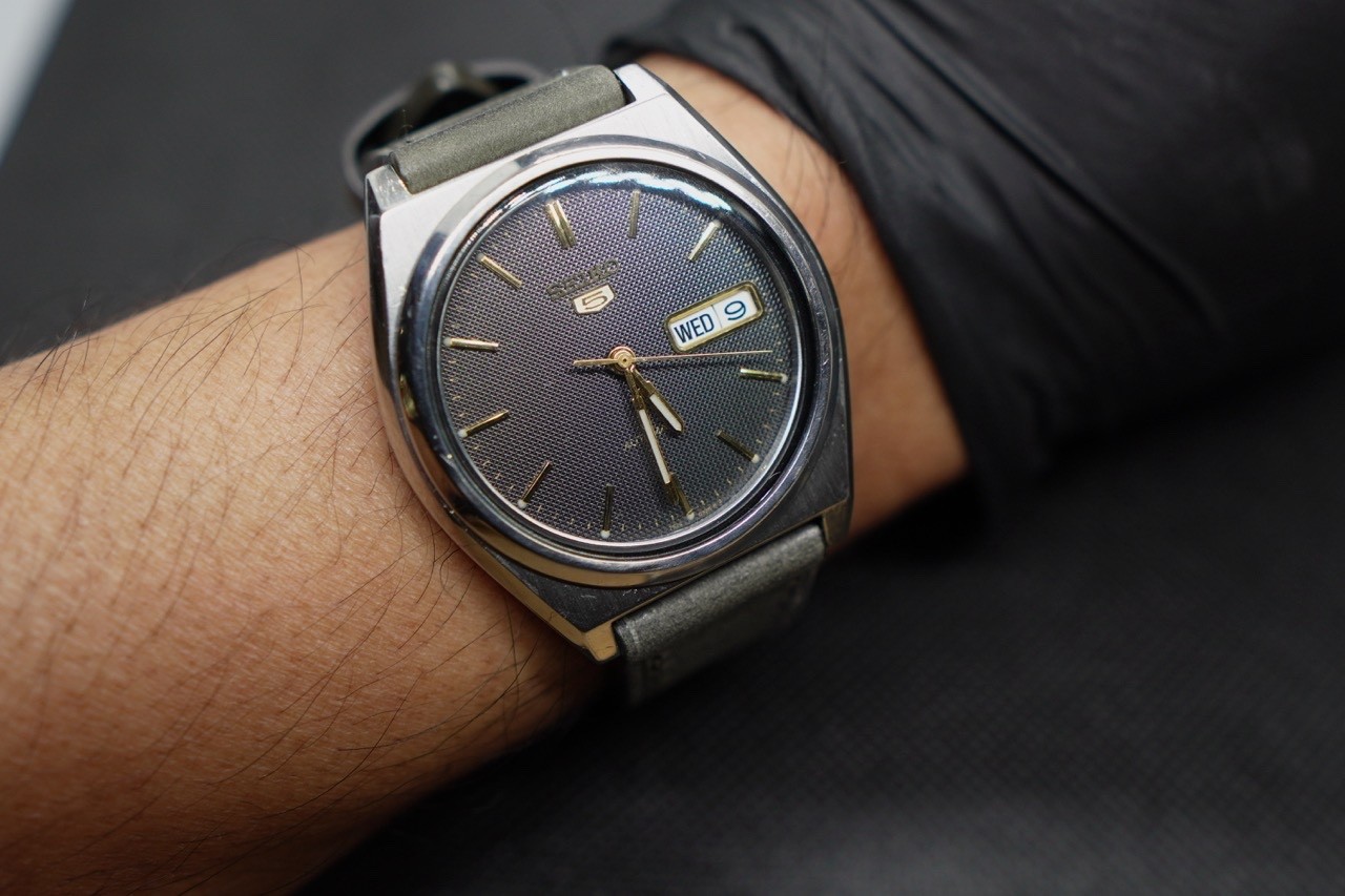Vintage Seiko 5 Automatic 7S26-8760 Blue Dial c.1997