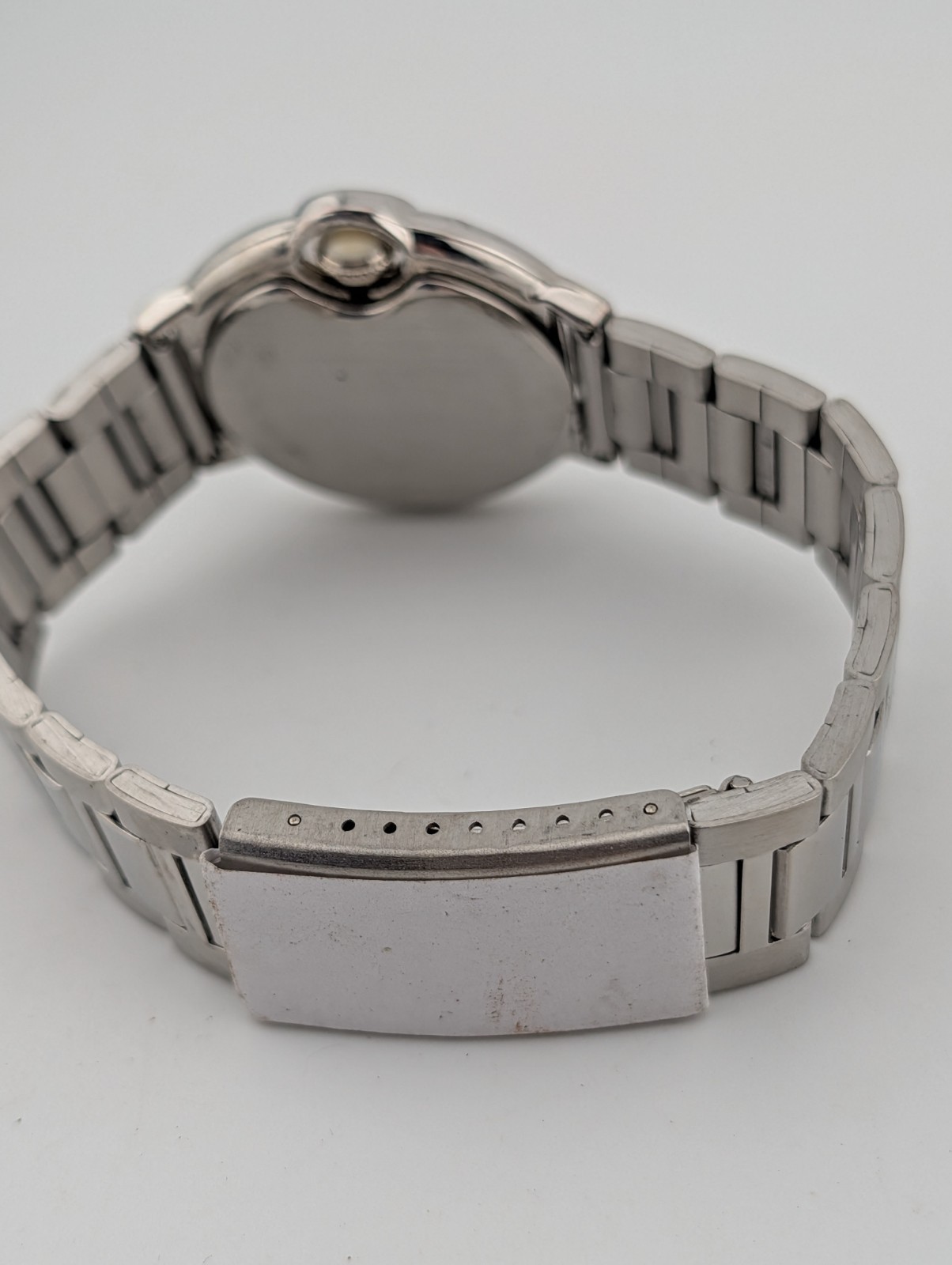 Adesso Men’s Watch 39mm Case Silver 8.25″ Band- New Battery