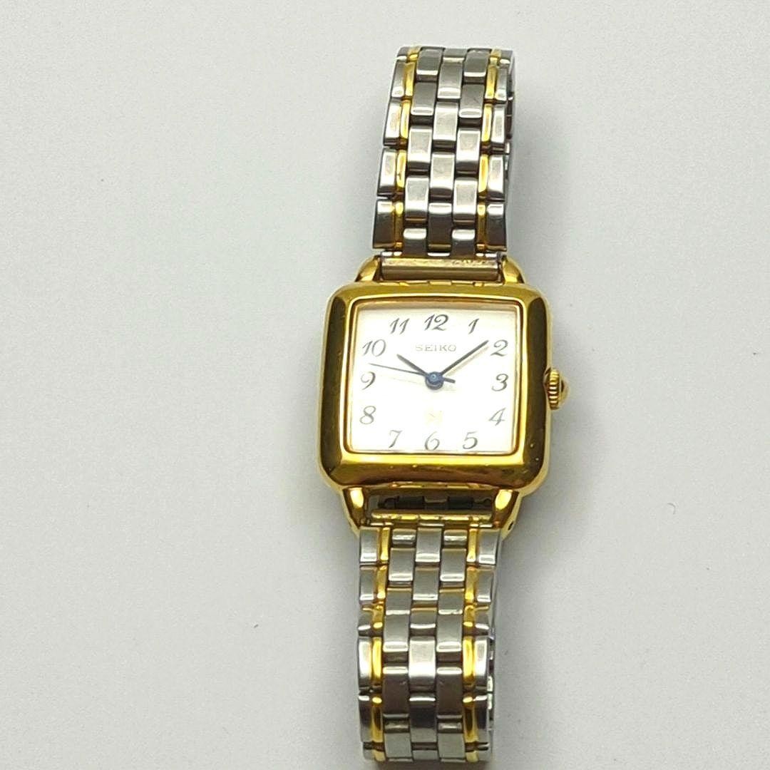 Seiko Noie 1F21-5020 Ladies Square Watch Vintage Uncertain Working SA626