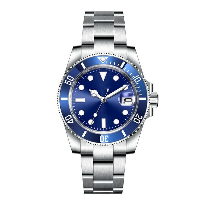 C3 Luminous Insert 38mm SUB Case NH35A Automatic Watch For Men Sapphire Glass