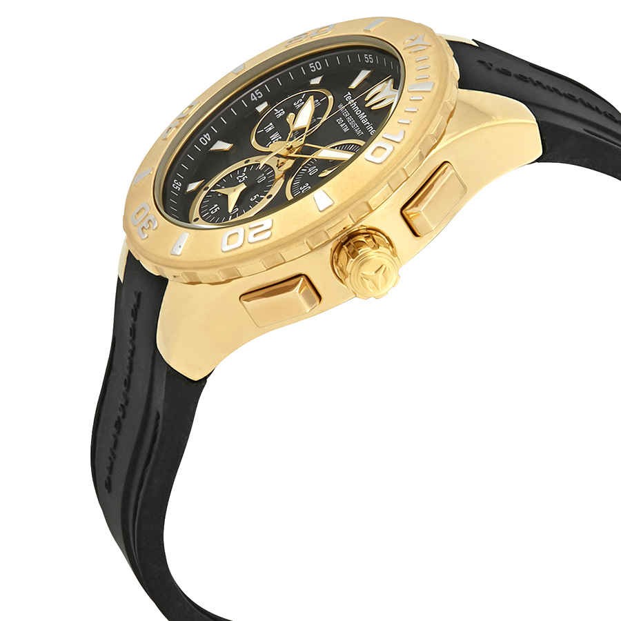 TechnoMarine Cruise Medusa Chronograph Black Dial Men’s Watch 115076