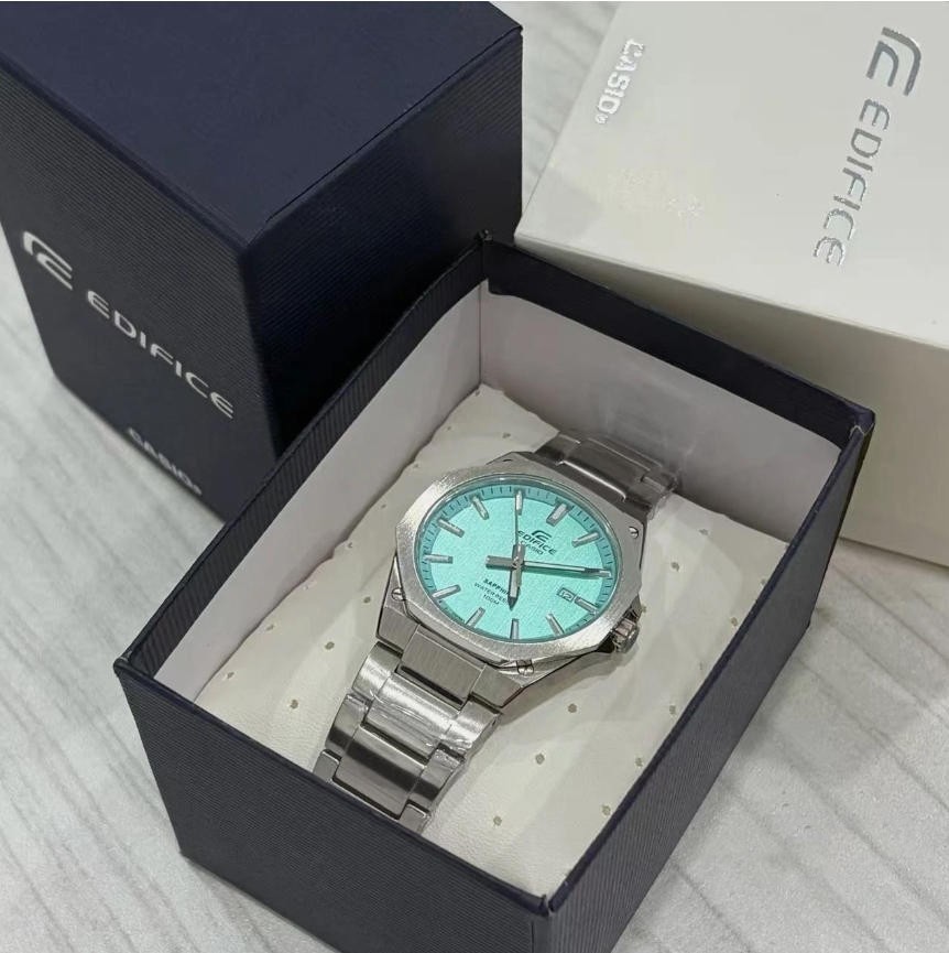 Casio Edifice EFR-S108D-2BV Sapphire Crystal Steel Band Men Watch