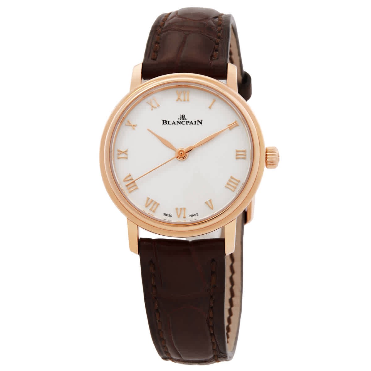 Blancpain Ultraplate Automatic Ladies 18kt Rose Gold Watch 6104-3642-55A