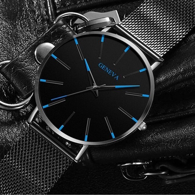 Waterproof Men’s Watch Stainless Steel Quartz Luminous Classic Watches Business