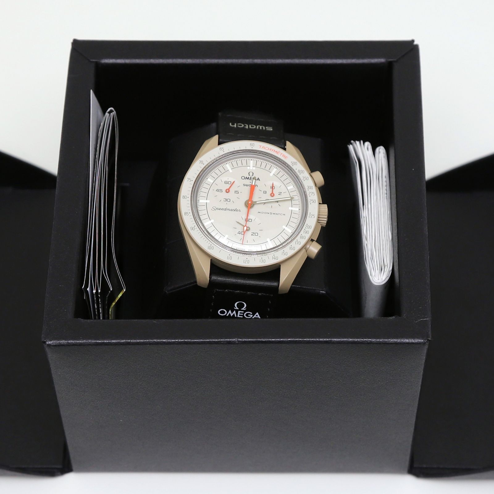 OMEGA x SWATCH Bioceramic MoonSwatch Misson to Jupiter Brown Quartz SO33C100