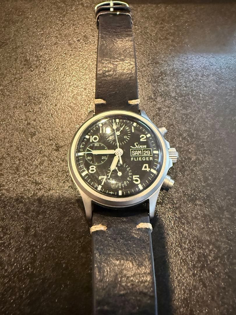 Sinn 356 Flieger Chronograph Automatic Steel Black Men’s Pilot Watch