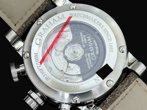 Wristwatch for Men Graham 2SABS.B05A Silverstone Vintage 44 Chronograph Analogue