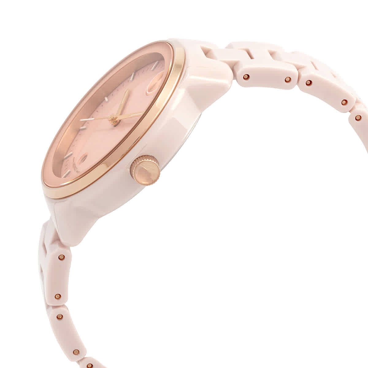 Movado 3600935 Bold Verso Blush Dial 39 mm Women’s Watch New