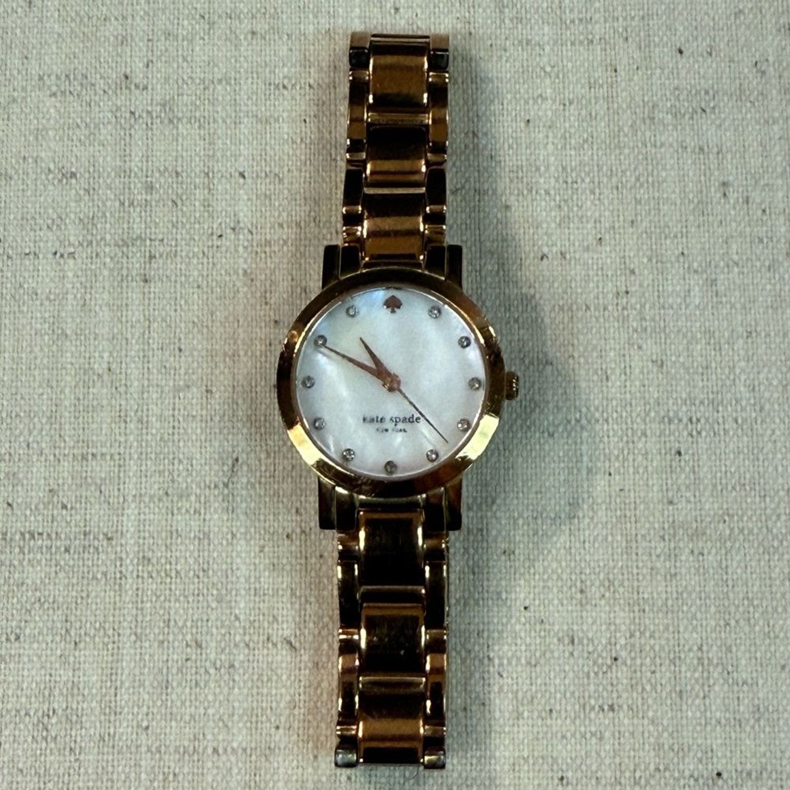 Kate Spade Gramercy Mini Rose Gold Mother of Pearl Watch Model 0191