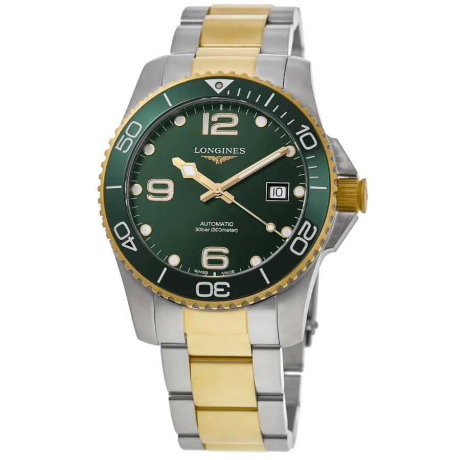 New Longines HydroConquest Automatic Green Dial Men’s Watch L3.782.3.06.7