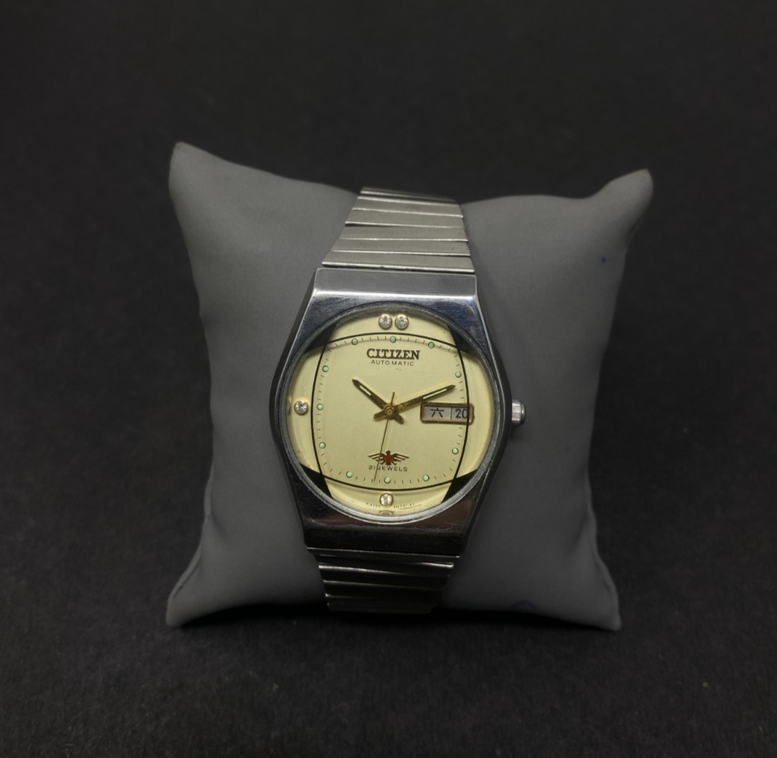 Vintage Citizen Automatic 8200A Japan Movement Day-Date Men’s Wrist Watch