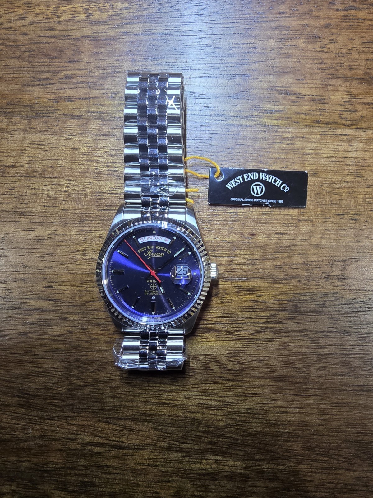 West End Watch Co 6868.10.3226R Classic XL 41mm Blue Dial Watch