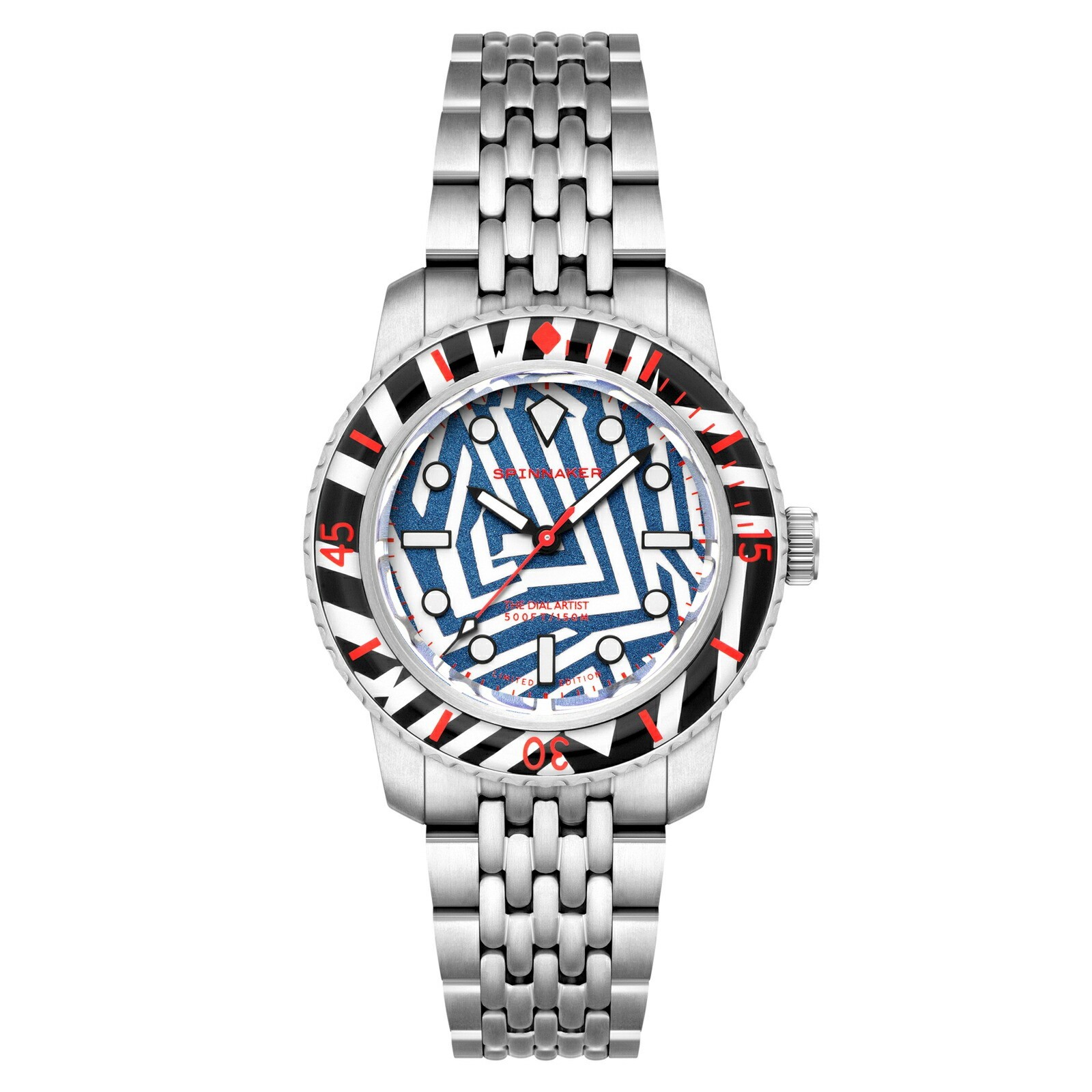 SPINNAKER Fleuss 40 Razzle Dazzle Limited Edition SP-5165-11 Auto Watch New