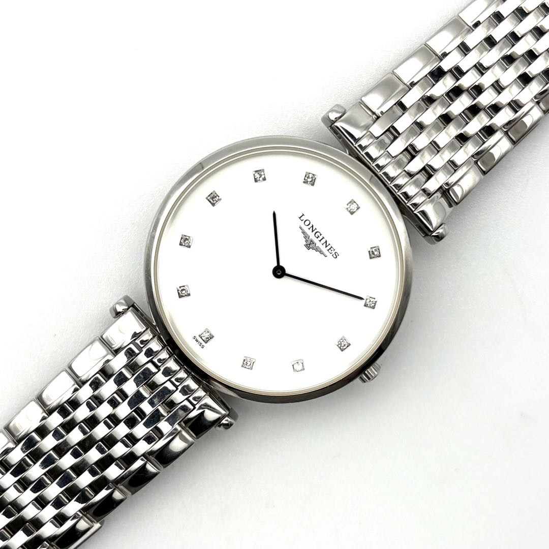 Longines Grand Classic L4.709.4 Analog Quartz Men Good Condition Working Item Vi