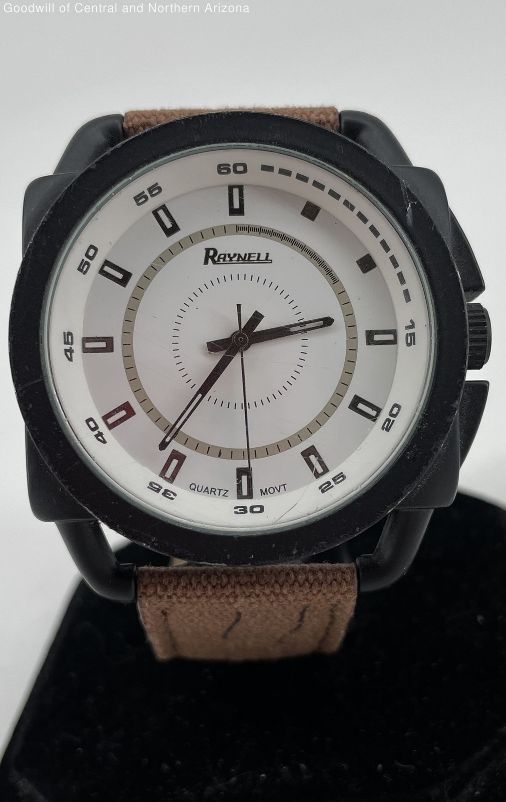 Raynell 7839 Brown Canvas Leather Men’s Watch