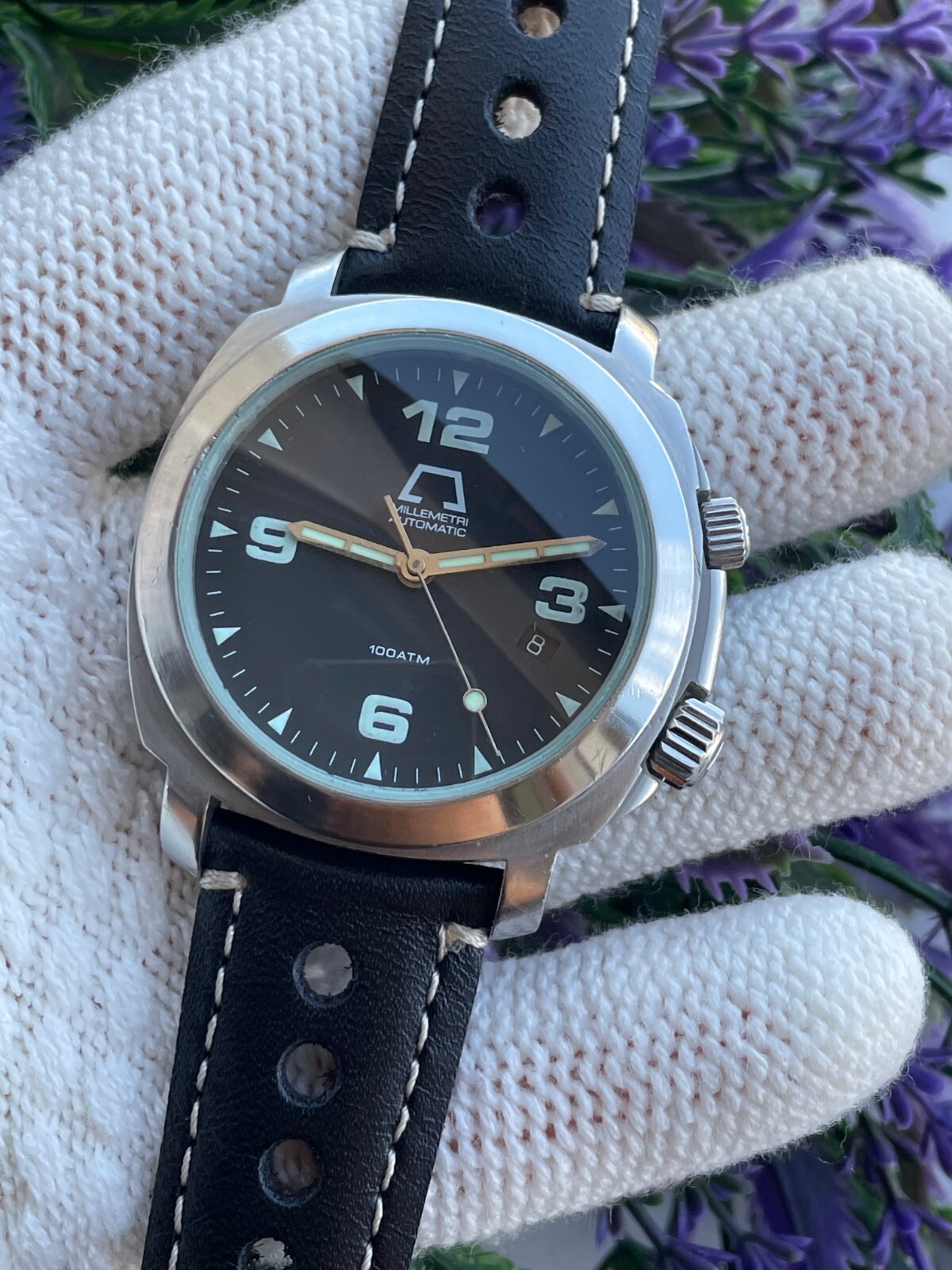 Anonimo Millimetri Watch Diver Mod.2000 Automatic Mens 44mm Made In Italy
