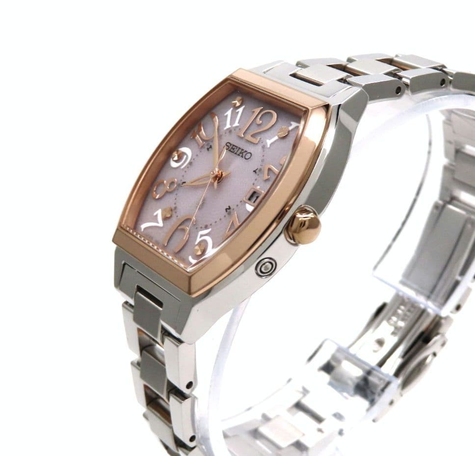 SEIKO Lukia SSVW214 27.7mm Pink Dial Watch 16cm 6.3in Box Papers Japan