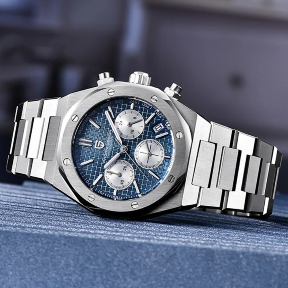 PAGANI DESIGN PD-1707 2026 Quartz VK63 Sapphire Crystal Stainless Steel Watch