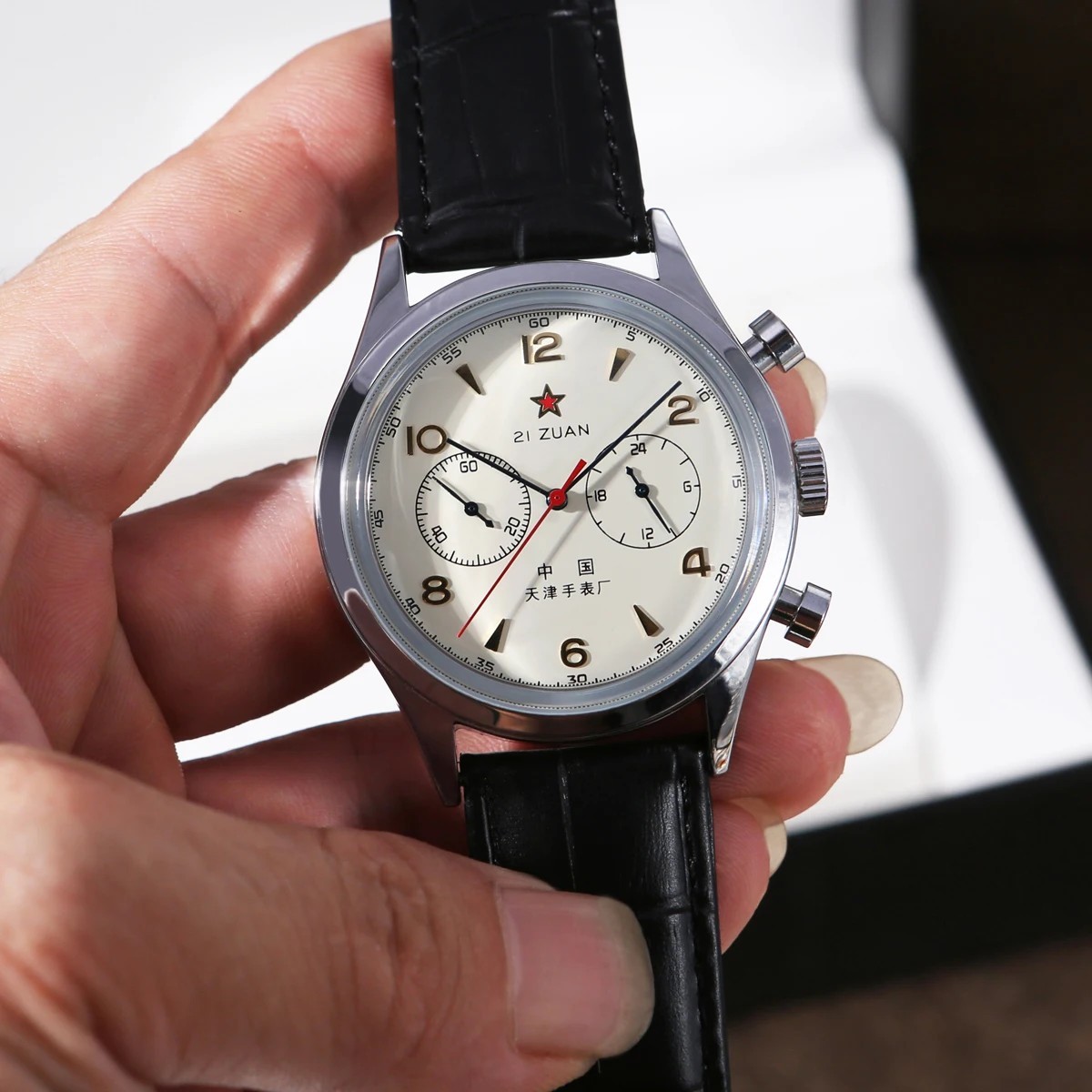 40mm Seagull 1963 Pilot Watch | Quartz Movement | Aviation Style