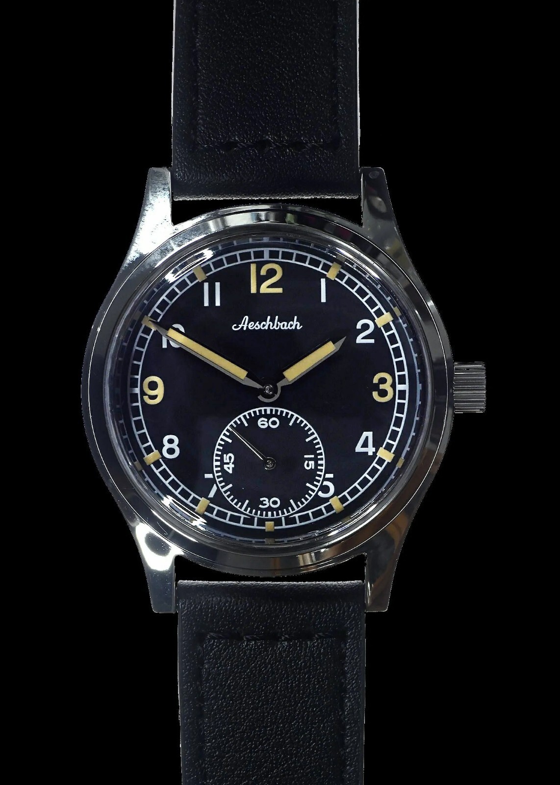 Aeschbach WW2 Pattern German Wehrmacht & Luftwaffe Dienstuhr – Automatic 21Jewel