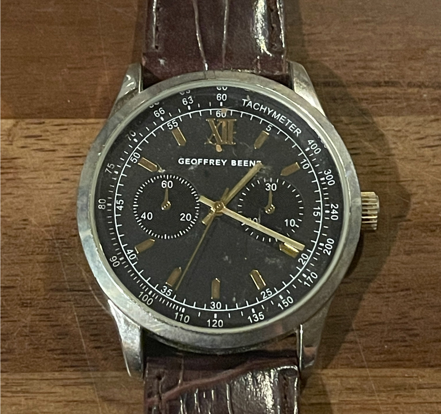 Geoffrey Beane Wristwatch Tachometer SR662SW Watch