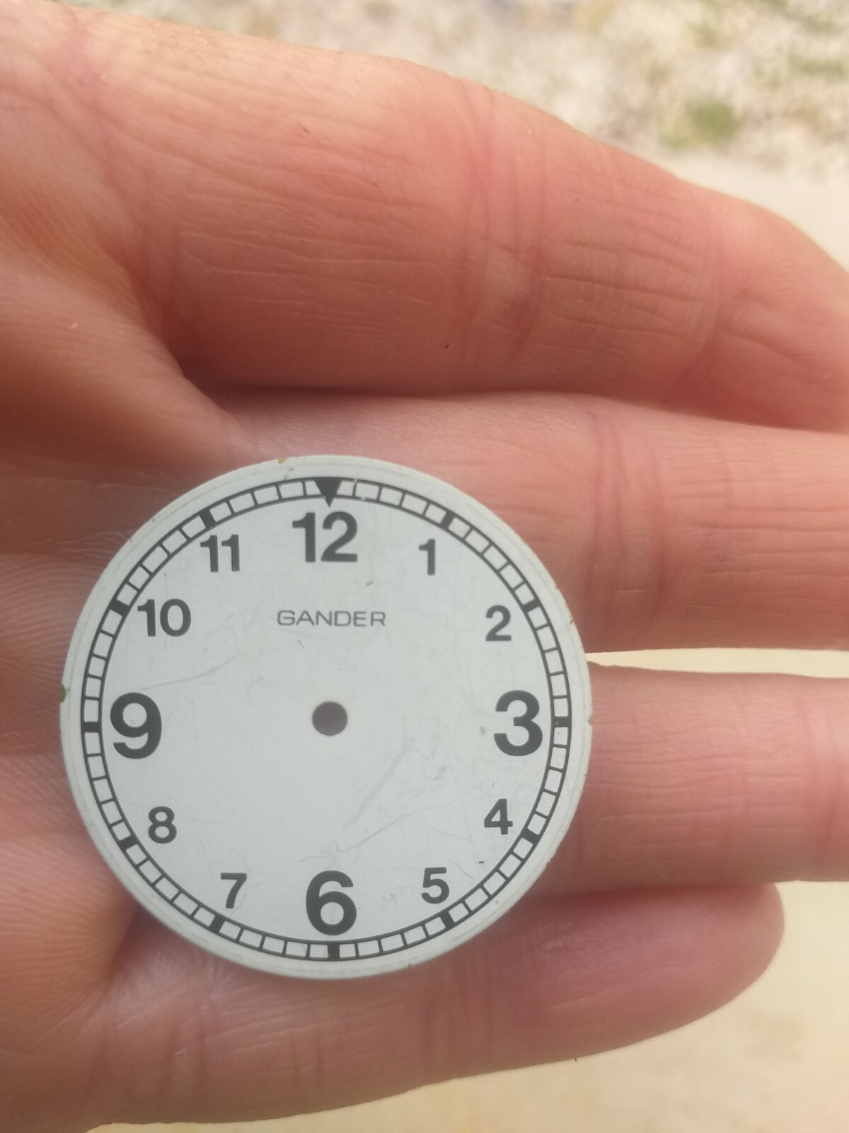GANDER DIAL DIAL 30mm Original Vintage USED