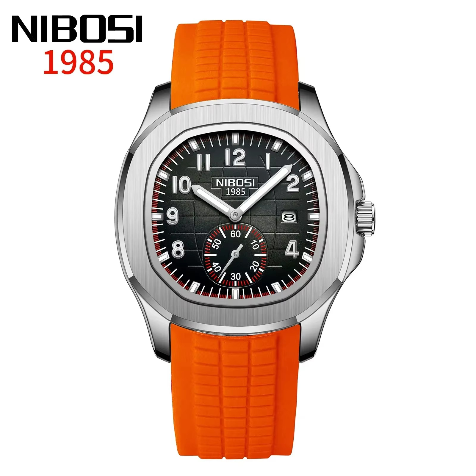 NIBOSI Sport Watch Luxury AQUANAUT Quartz Watches for Waterproof Luminous Aut