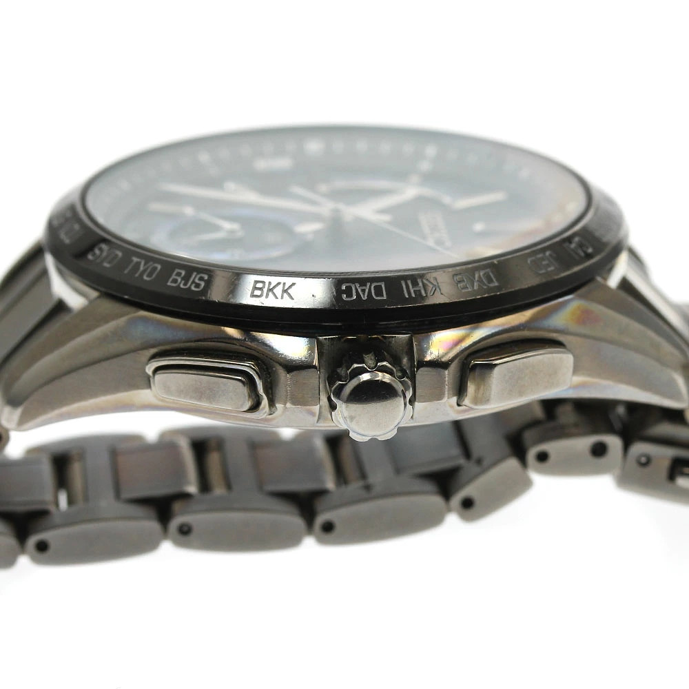 Seiko Saga235/8B63-0AB0 Brights Day Date Solar Radio Men’s Watch Used