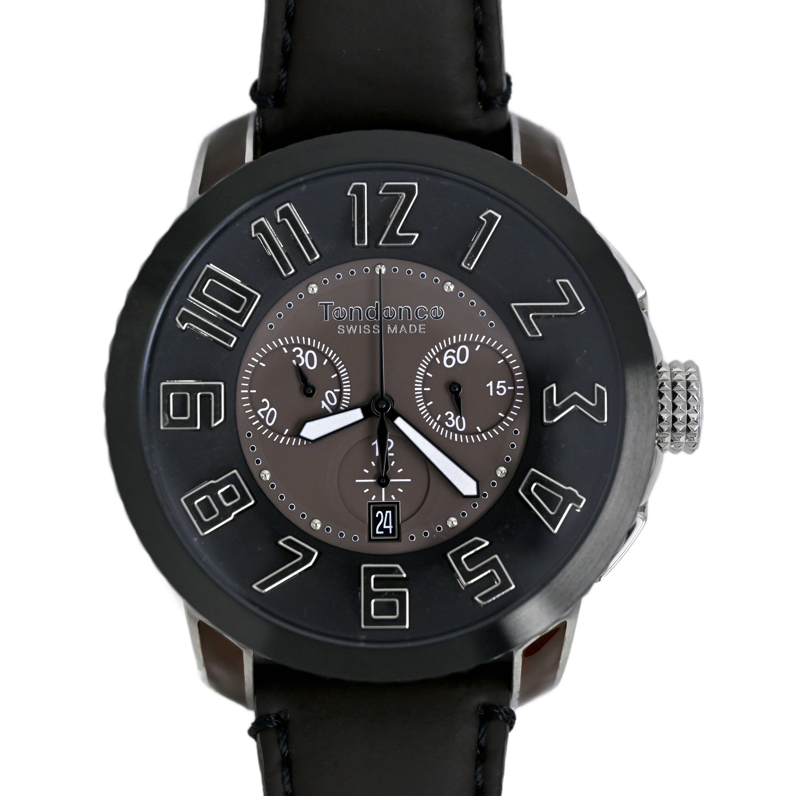 Tendence Gulliver Round Chronograph Men’s Black Quartz Ref. P2K7F198 Watch
